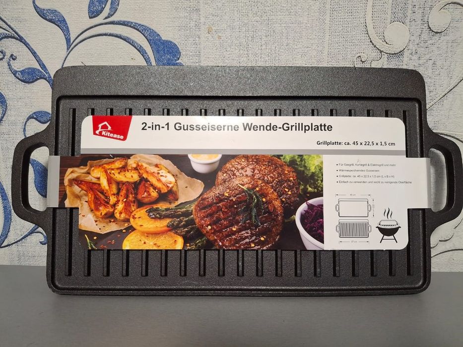 Двостороння чавунна пластина