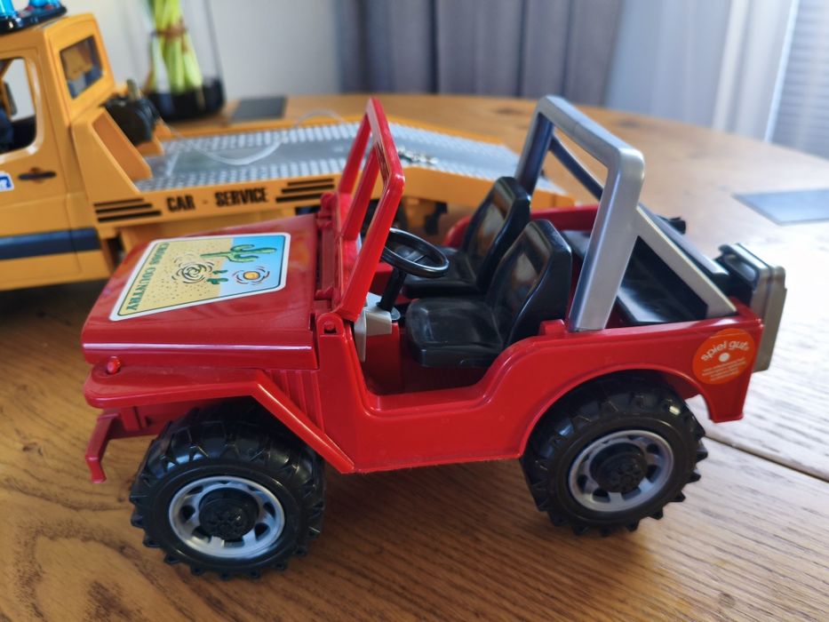 Bruder MB Sprinter Pomoc drogowa + Jeep  Duża laweta