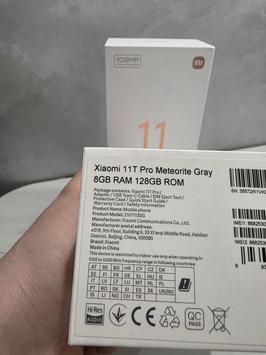 Xiaomi 11T Pro 8/128GB розпаковані, не користовані вітринний варіант, є кількість та опт