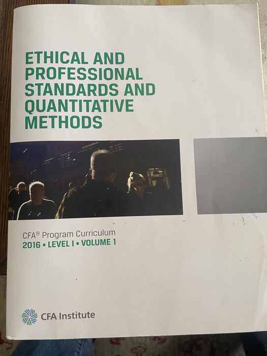 CFA Level 1 (2016) - livros de estudo