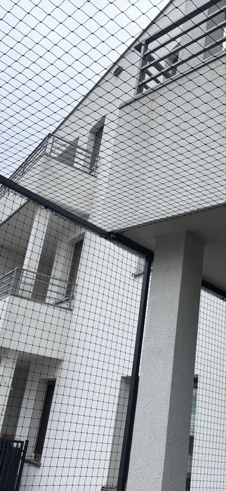 Siatka na balkon/dla kota/przeciwko gołębiom/montaż siatki