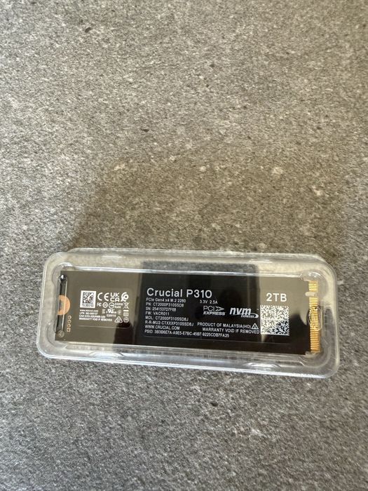 SSD Crucial P310 2TB M.2 NVMe PCIe Gen4 x4