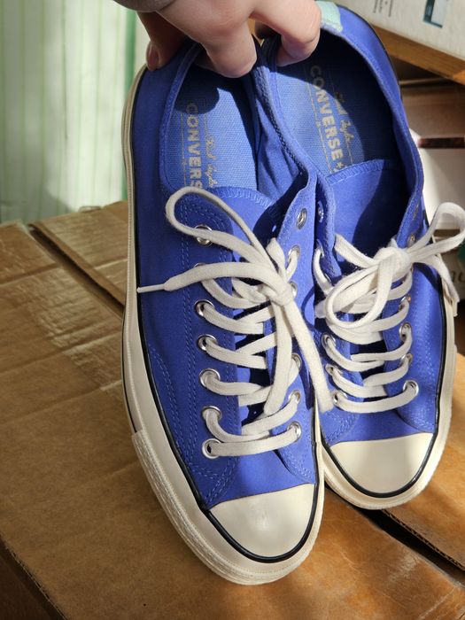 Кеди чоловічі Converse 42 натуральна шкіра замш