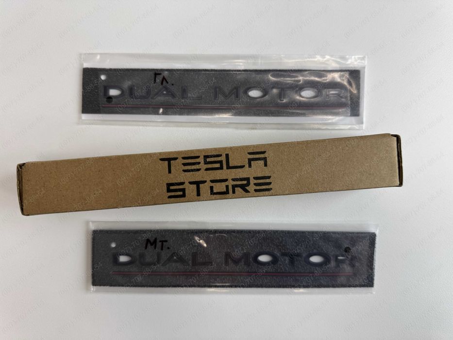 Емблема (значок) Tesla - Model 3/Y/S/X (комплект)