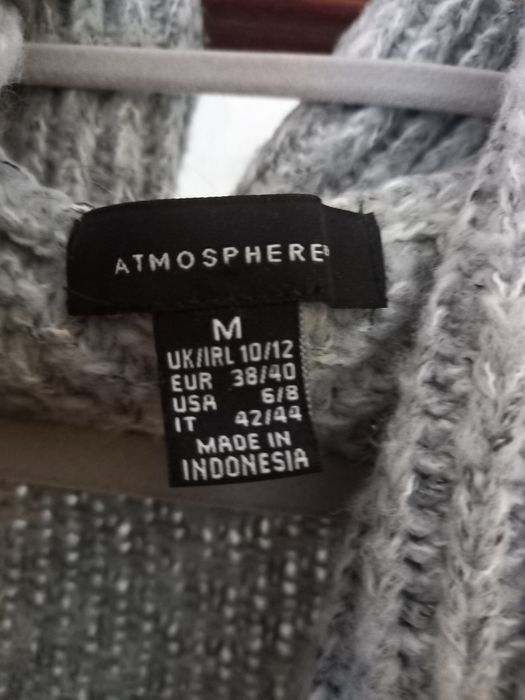 Colete longo cinzento