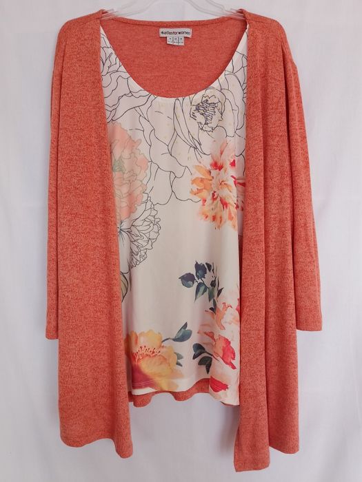 Sweter damski lekki roz 42/44