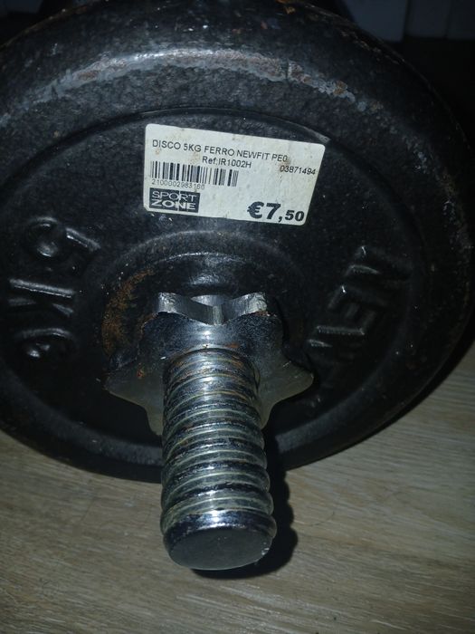 Halteres de 4 e 12kg456399341246238721