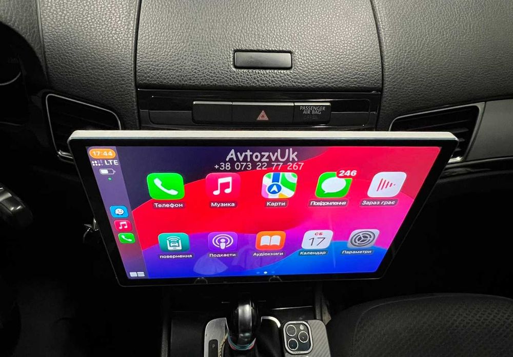 Магнитола Android 15 CarPlay GPS Навигация Монитор 2 дин мультимедия