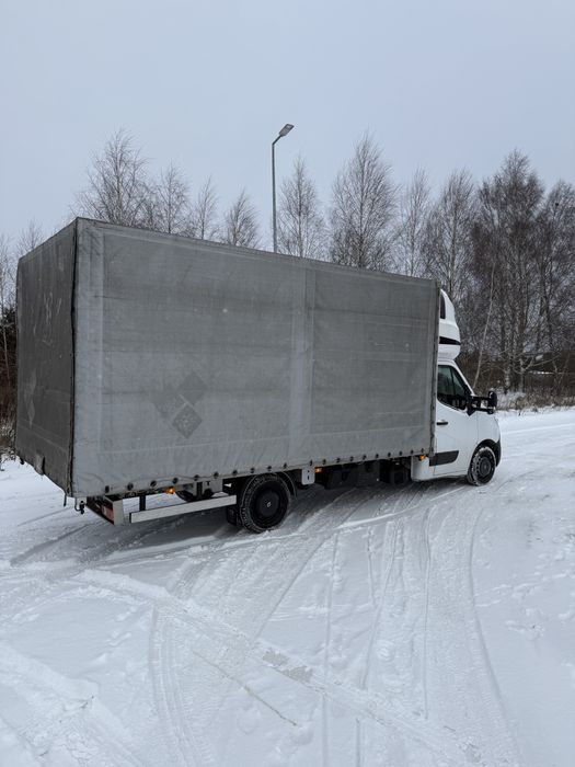 Zabudowa 12ep plandeka 4,85 x 2,45 master iveco sprinter 10 palet 12