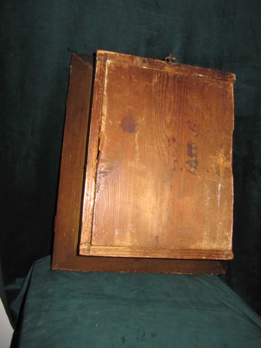 Ramowy Zegar Wiedenski Kwadransowy Zlocony ok 1840r