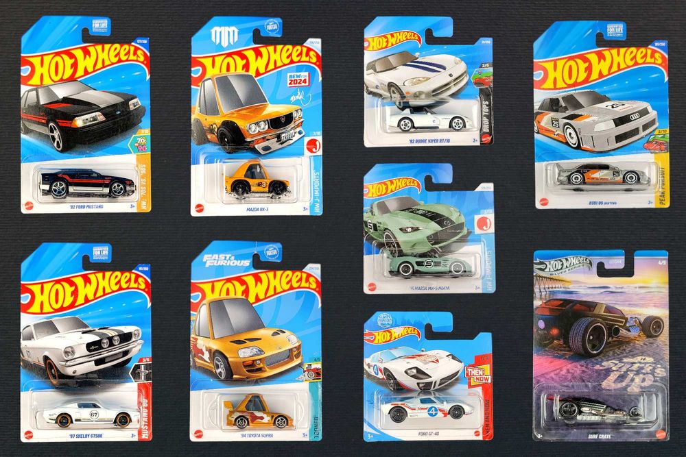 Хот Вілс 1:64 Hot Wheels BMW, Mercedes, Ferrari, Porsche, Zamak, USA