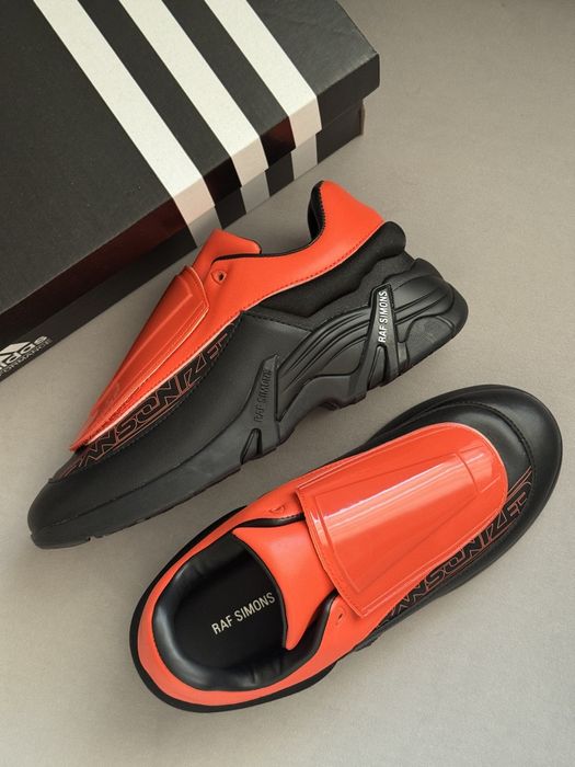 Adidas x RAF SIMONS Antei Shell and PVC-Trimmed Red Black: 3 599