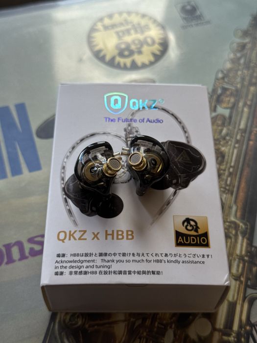 Внутрішньоканальні iem навушники QKZ x HBB 1DD