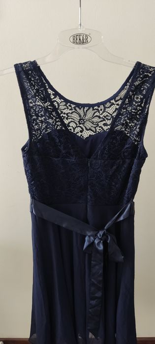 Granatowa sukienka Berry Love rozmiar M