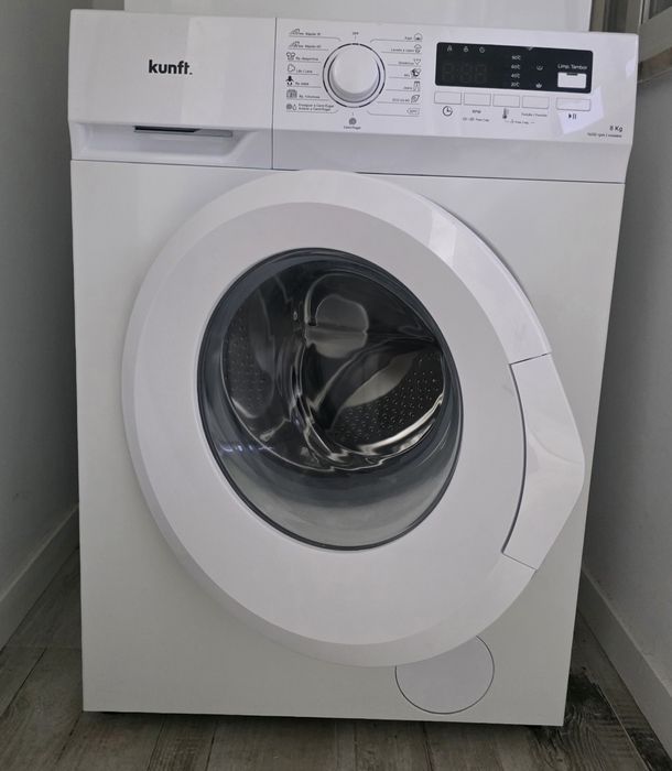 Maquina Lavar Roupa Kunft (8kg) 1400 RPM (Como Nova)