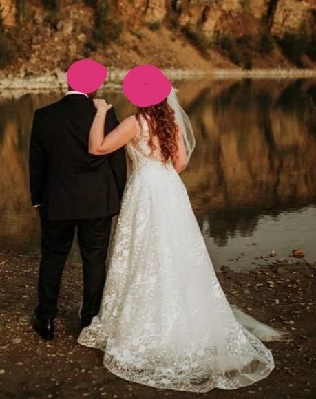 Suknia Ślubna Boho Romantyczna rozm 40/42
