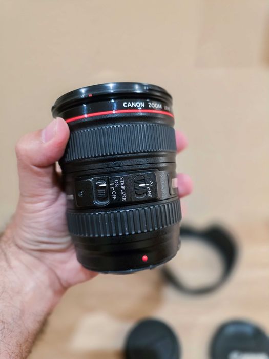Objetiva Canon EF 24-105mm f/4L IS USM – Excelente Estado!