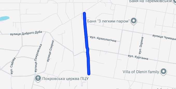 Ділянка в с. Гатне  вулиця Каштанова з комунікаціями, поруч Одеська траса