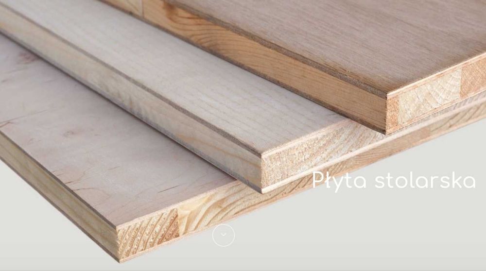 Płyta Stolarska Liściasta Jesion. Olcha