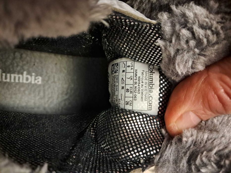 Женские зимние сапоги Columbia waterproof оригинал 40 размер