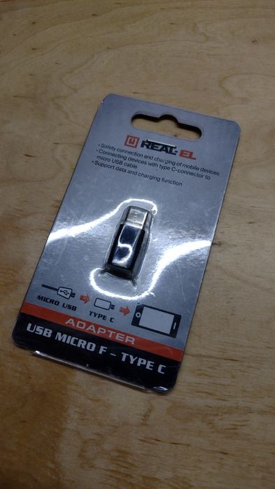 Перехідник micro usb - type c