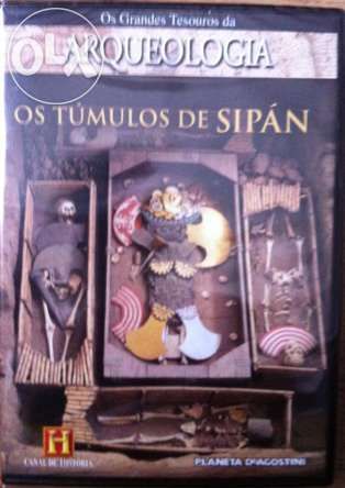 Lote de 18 Documentários Grandes Tesouros da arquelogia dvd