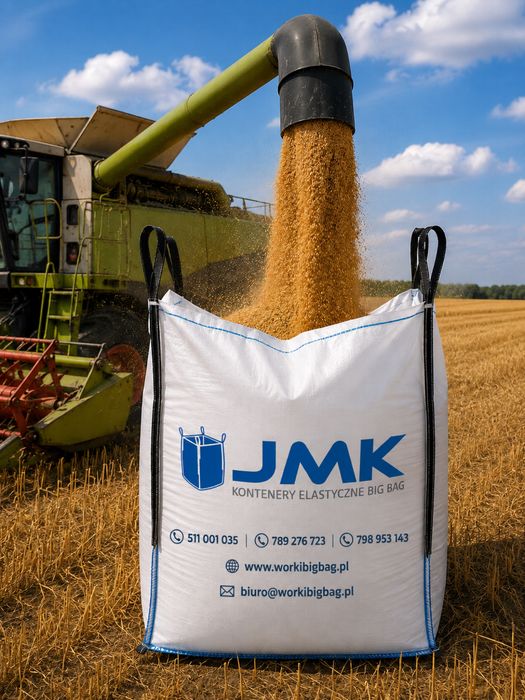 Worki big bag bagi na zboze bigbag 500kg 750kg 1000kg 155cm Dostawa 24h