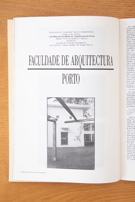 Arquitectura Portuguesa 1987 - Especial Álvaro Siza