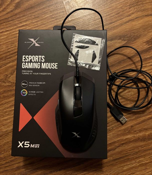 Комплект комп'ютерна мишка A4Tech Bloody X5 Max + клавіатура