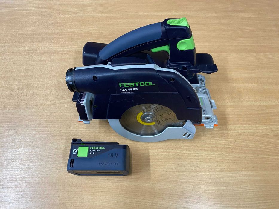FESTOOL HKC 55 EB Pilarka Piła Zagłębiarka Festool+aku 5.0Ah bluetooth