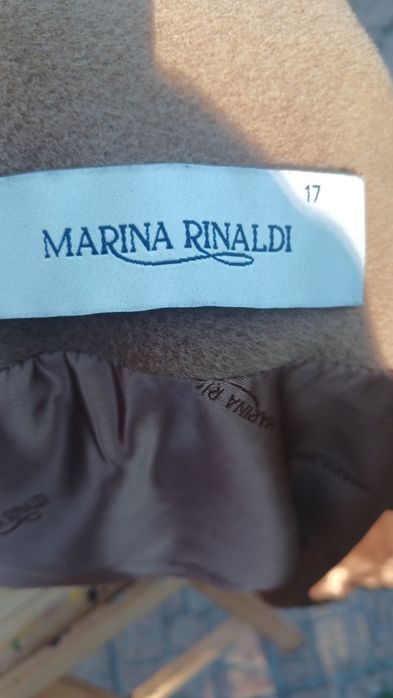 Пальто  Marina Rinaldi,  кашемір,лама,комір песець