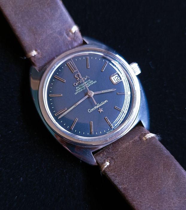 OMEGA Constellation CHRONOMETER cal. 564 czarna vintage 1966 rok