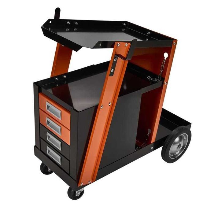 Wózek spawalniczy do spawarki migomatu z szufladami KD374