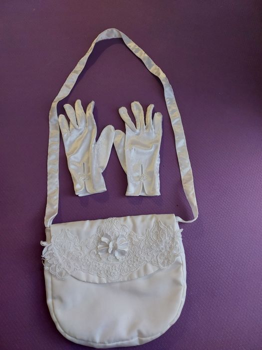 torebka komunijna biała