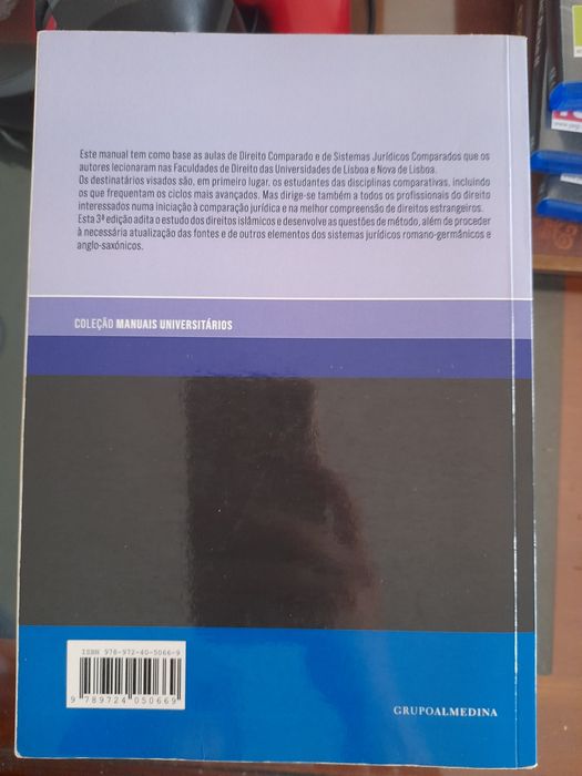 Introdução ao Direito Comparado - Ferreira de Almeida, Morais Carvalho