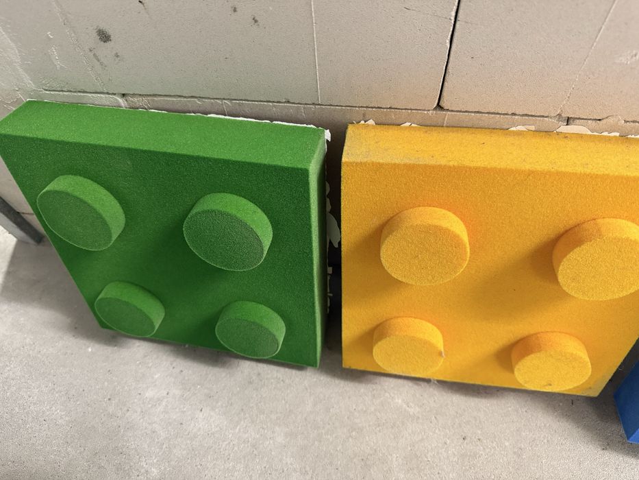 Panele ścienne lego