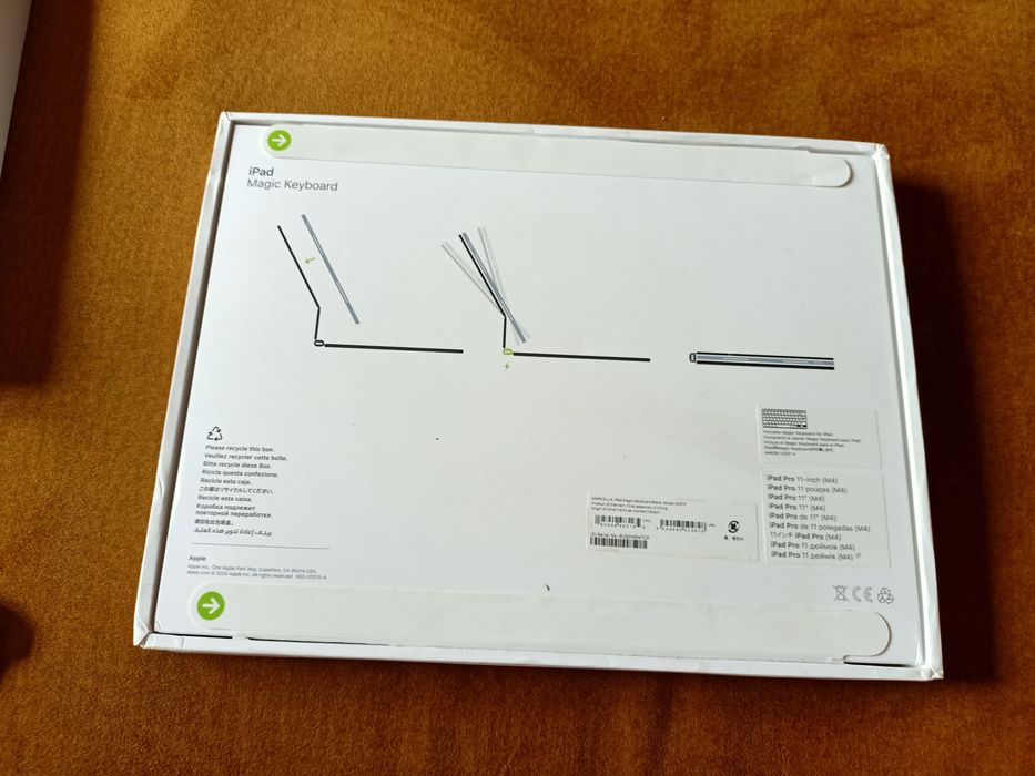 Nowa klawiatura Apple Magic Keyboard do iPada Pro 11" (M4 / M5) – Czarna (Model A2975)