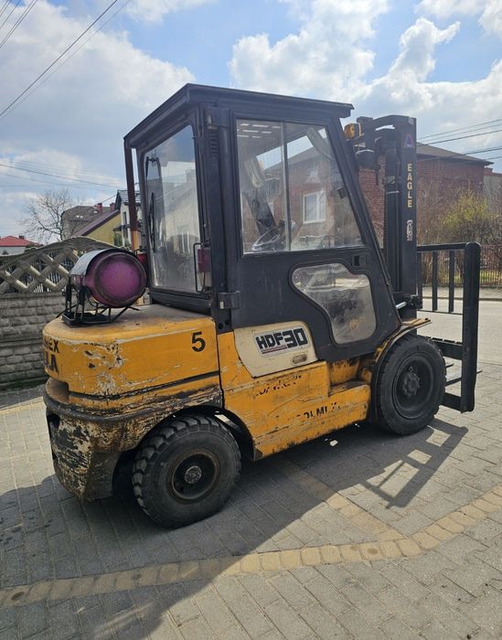 Wózek widłowy EAGLE HALLA Nissan HDF30 3300mm 3t LPG 3 sekcje Transport