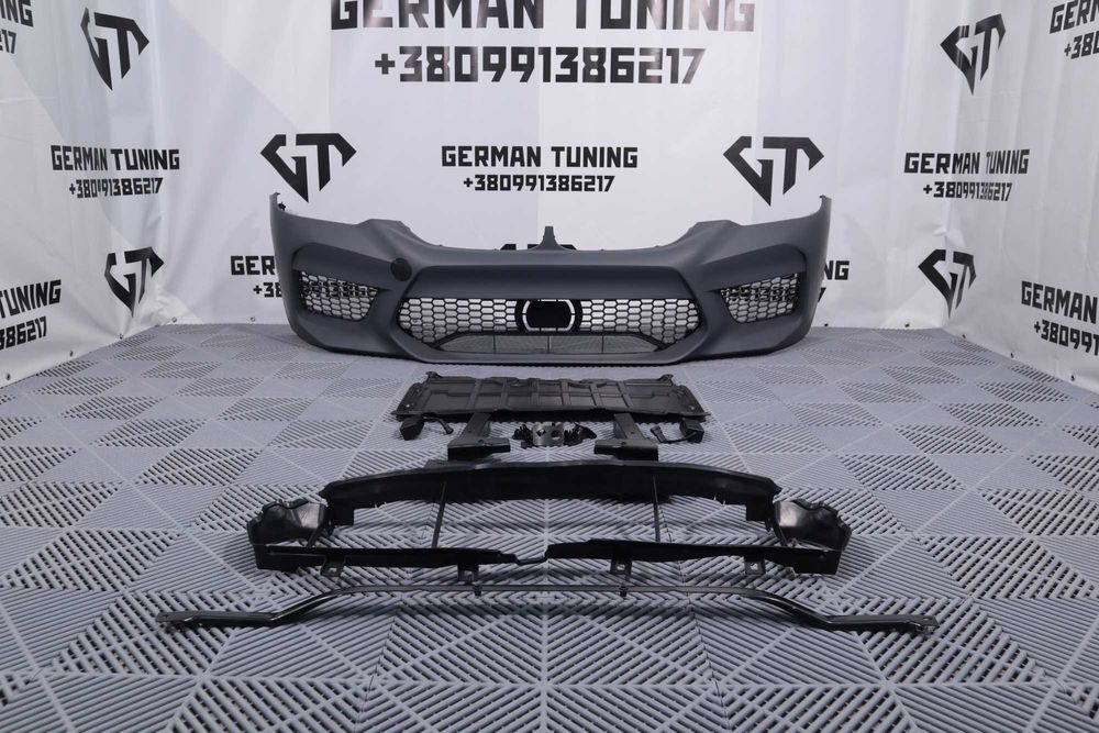 Передній бампер bmw g30 стиль m5 17-20 бампер бмв передний г30 м5