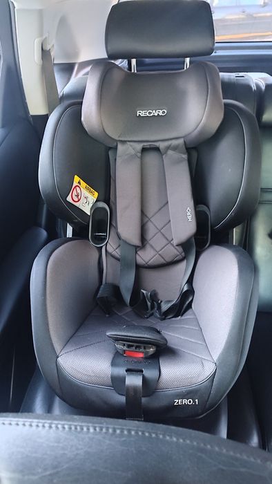 Fotelik baza nosidełko RECARO Zero.1 0-18kg 360° szary