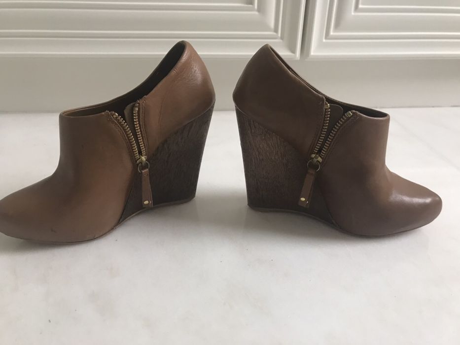 ZARA Buty botki r.37 (100% skora)