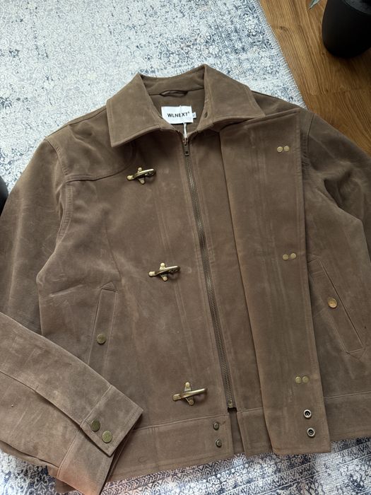 Fireman claps canvas jacket Архівна куртка з застібками піджак opium