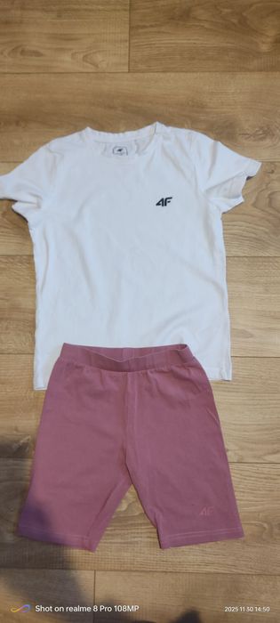 Zestaw gimnastyka sportowy wf dziewczęcy 4f 140