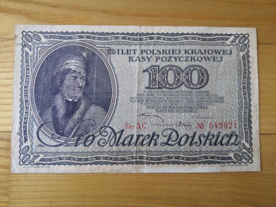 100 marek polskich 1919 rok majowe