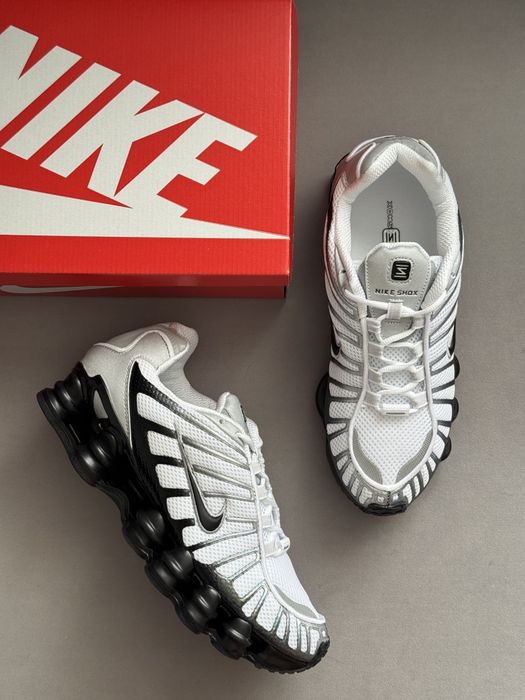 36-45 Nike Shox TL Black White (без предплат)