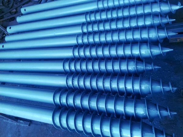 Винтовые сваи, гвинтові палі, геошуруп, изготовление, монтаж, доставка