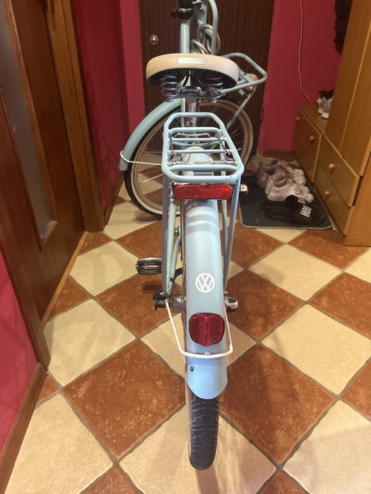 Rower miejski Volkswagen – styl retro / cargo – stan bardzo dobry