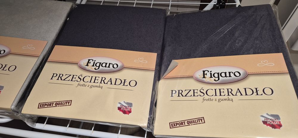 Prześcieradła frote nowe 160x200
