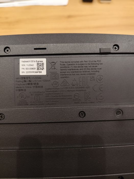 Klawiatura Keyboard Logitech K120 Business