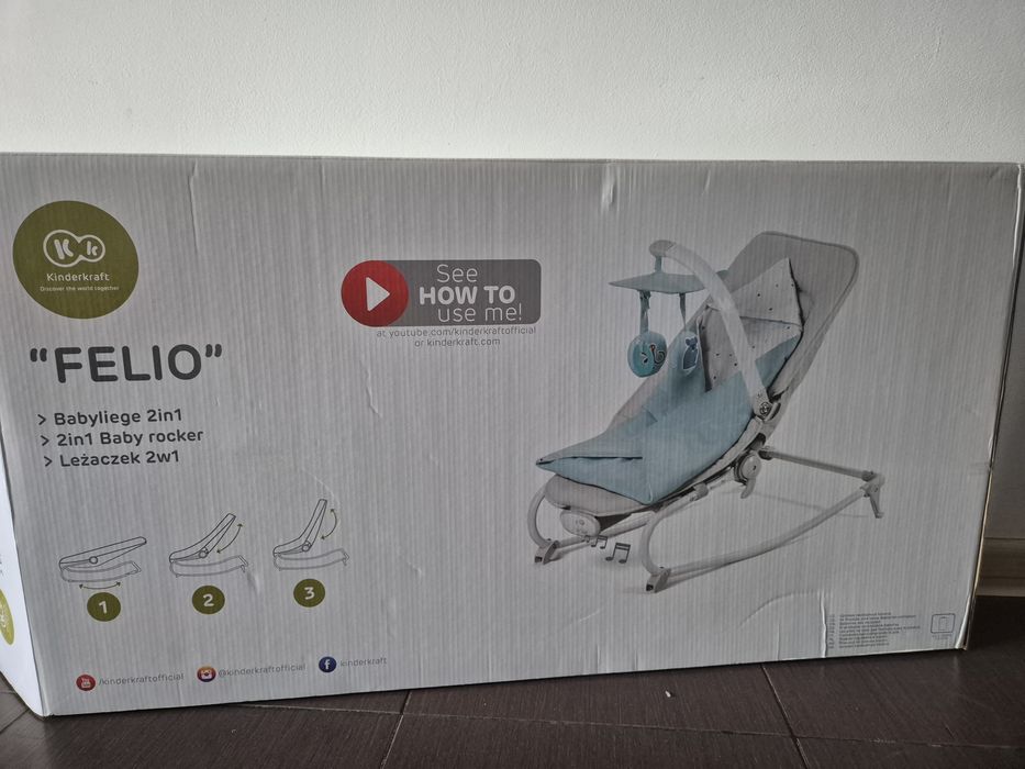 Leżaczek/bujaczek KINDERKRAFT "FELIO"
